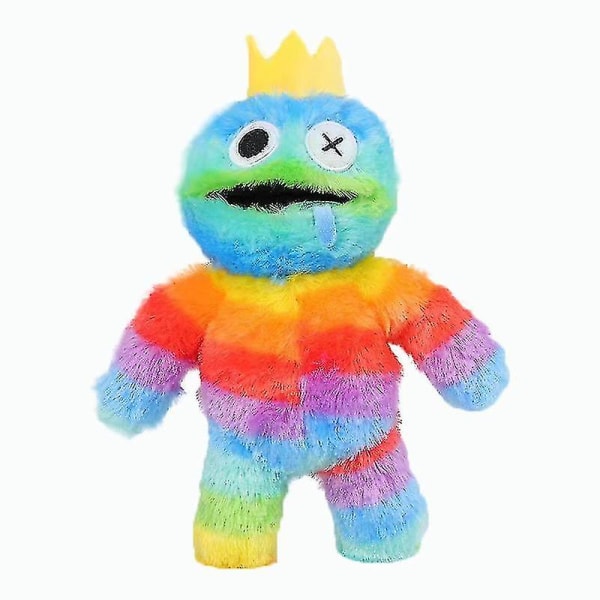 Roblox Rainbow Friends plyschleksak för barn Födelsedags julklapp 10cm Colorful monster