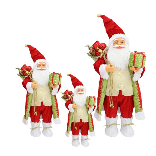 Stor Jul Tomte Docka, Stående Tomte Figur, Jul Heminredning, Barnpresent, 40 cm