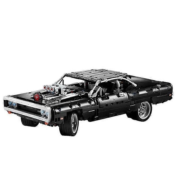 Hot Moc Bricks Tech Bilserie Doms Dodged Charger 42111 Modell Byggeklosser 1077 stk. Racingbiler Leker Gave Til Gutter Barn