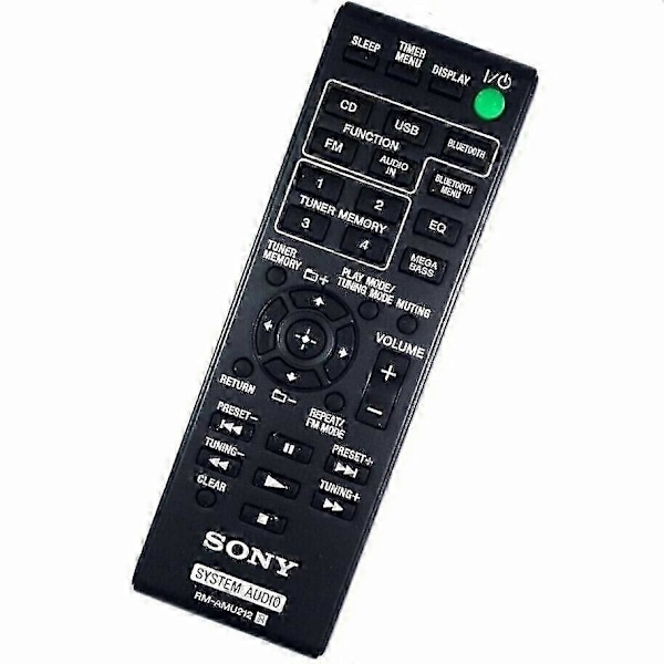 Ny Original RM-AMU212 Fjärrkontroll För Sony System Audio CMT-X3CD HCD-SBT20