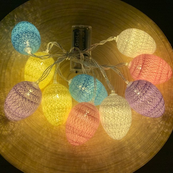 Påskäggslinga - 1,5 m 10 LED Påskäggslingor