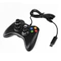 Kablet spilcontroller til Xbox 360 Universal Vibration Kablet Joystick Spilcontroller til Android og PC Sort