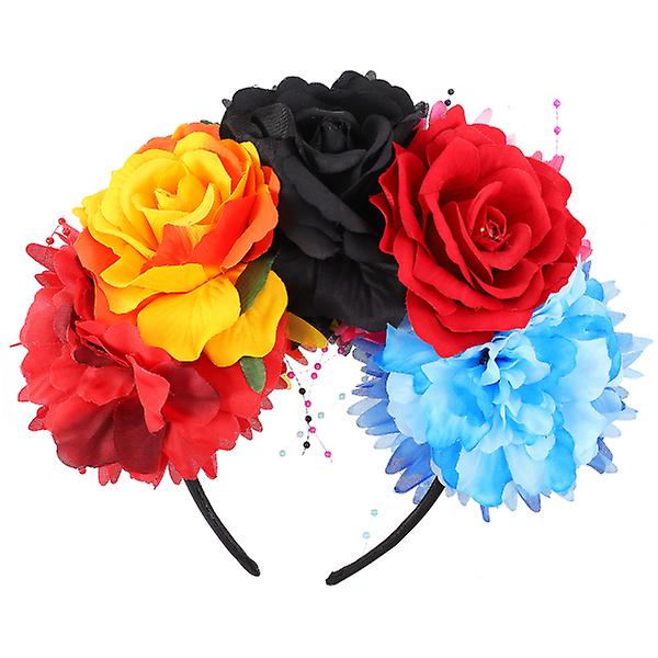 Flower Headband Floral Headband Garland Flower Crown Headpiece Hair Accessories