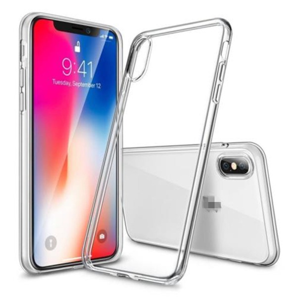 Äkta Apple iPhone XS Stöttåligt Mobilskal, 100% Rundomskydd (Transparent)