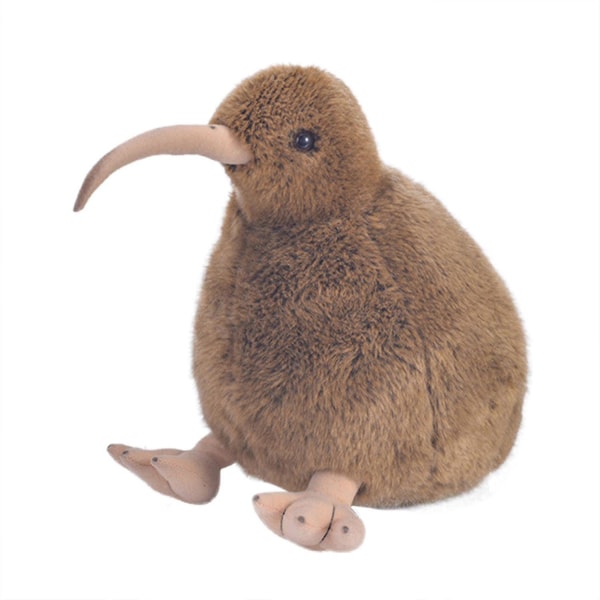 28 cm Fuglefyldte dyr Plyslegetøj Brun Kiwi Plysdukke ledsager legetøjsgave |plyspuder