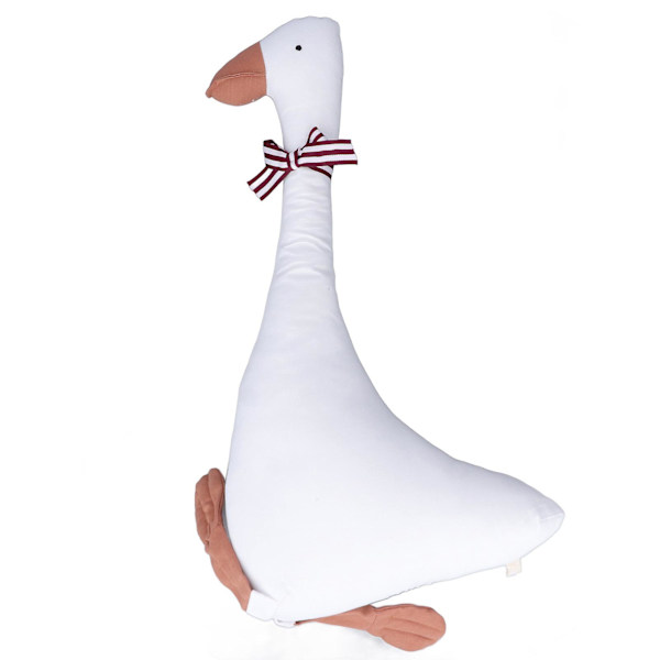 Goose Plyschleksak Bekväm mjuk bomullsstoppade leksaker för ålder 3 år + Barn Pojkar Flickor Tidig utbildning 55 cm