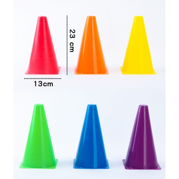 JFJC Carnival Games Sæt Propylen med Mesh Bag Trafikkegle Kasteringe Sæt til udendørs sport 23cm/9.1in
