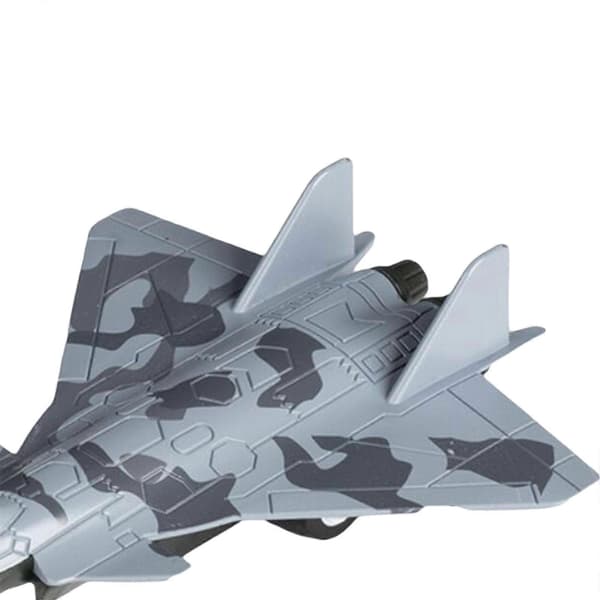 4 st Diecast Metall Jetplan Pullback Mekanism Jaktplansleksaker för Lekrum Camo