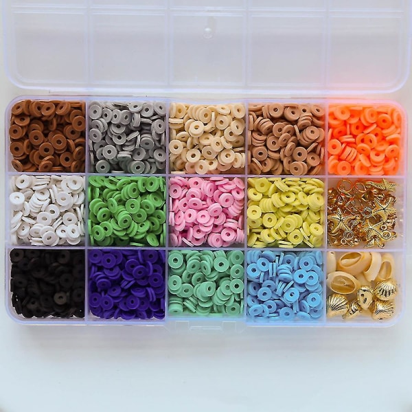 28 Flat Bead Set Armbandstillverkningssats