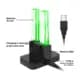 DOBE Opladningsdock Kompatibel med Switch til Joy Con & OLED Model Controller med Lampepost LED Indikation TNS-875
