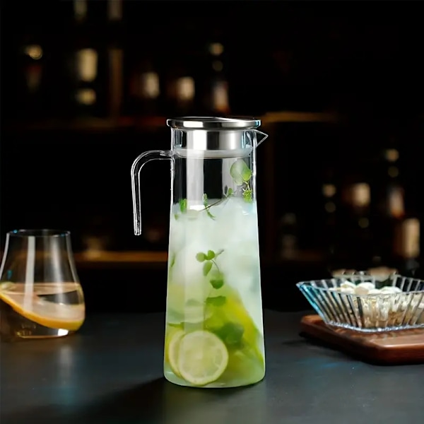 Stilfuld 1,1 liter universal drikkekande med rustfrit stål - Perfekt drikkeglas til hjemmet, festen og som gave