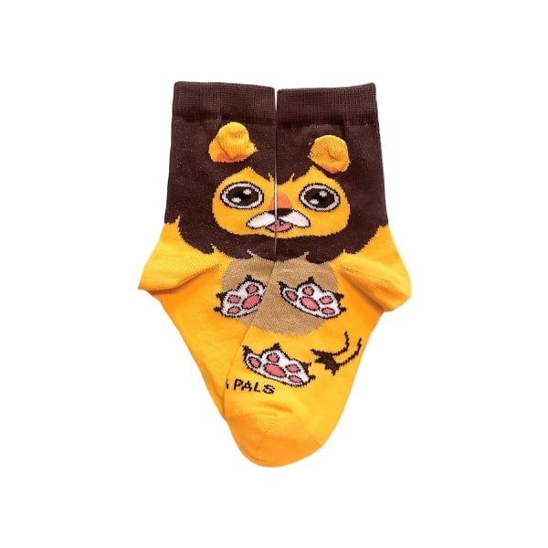 Happy Lion Sock (3-7 år) fra Sock Panda Multicolor Small (Age 3-5)