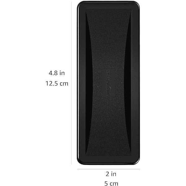 Rektangulär whiteboardtavla sudd, melamin, 4-pack, svart