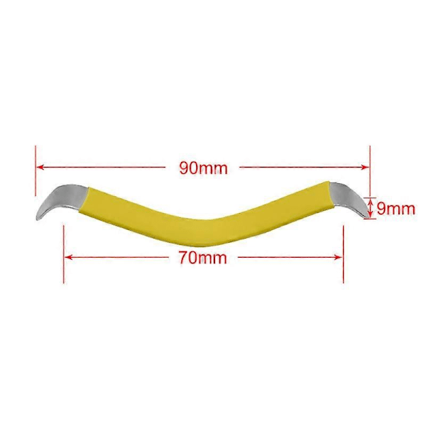 Gitarstrengseparator 2 STK Metallstreng Polerte Spreder for Elektrisk og Akustisk Gitar Bass