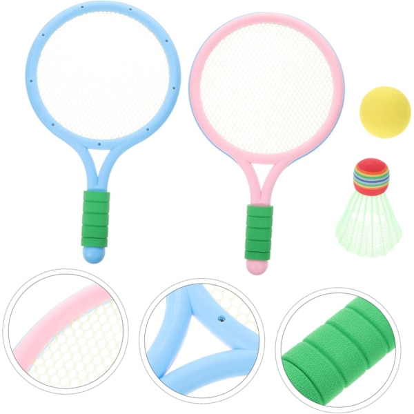 Speciellt badmintonracket för barn dubbel sport utomhus interaktivt tennisracket för föräldrar och barn