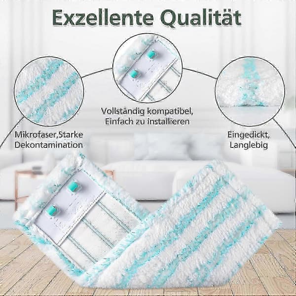 Leifheit Profi XL Micro Duo & Cotton Plus Moppebetræk 3-pak