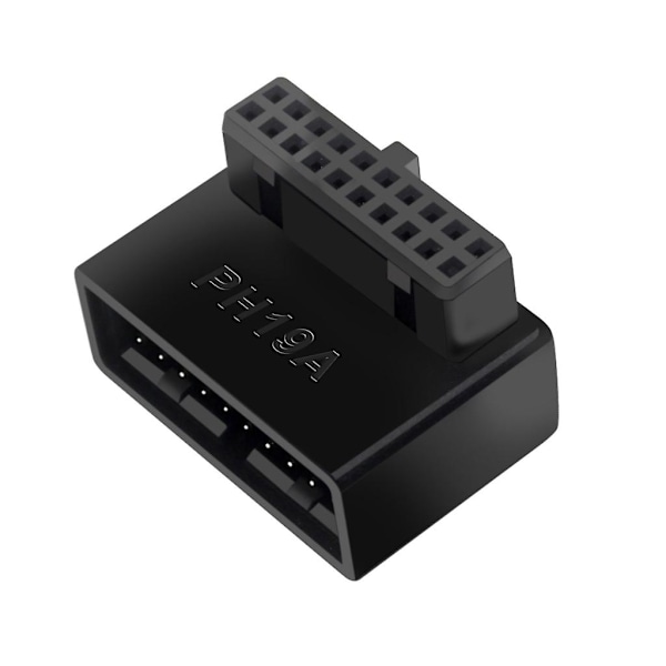 Usb 3.0 19/20-nastainen uros-naaraskytkinsovitin kulmassa 90 astetta PH19A