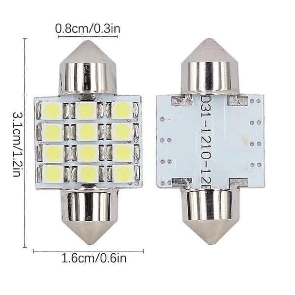 DE3175 LED Pærer Ekstra Klar Hvid LED Bilpære til Bilinteriør
