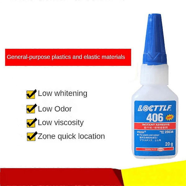 1-4 st Loctite 406 20g Snabblim Snabbhärdande 1pc