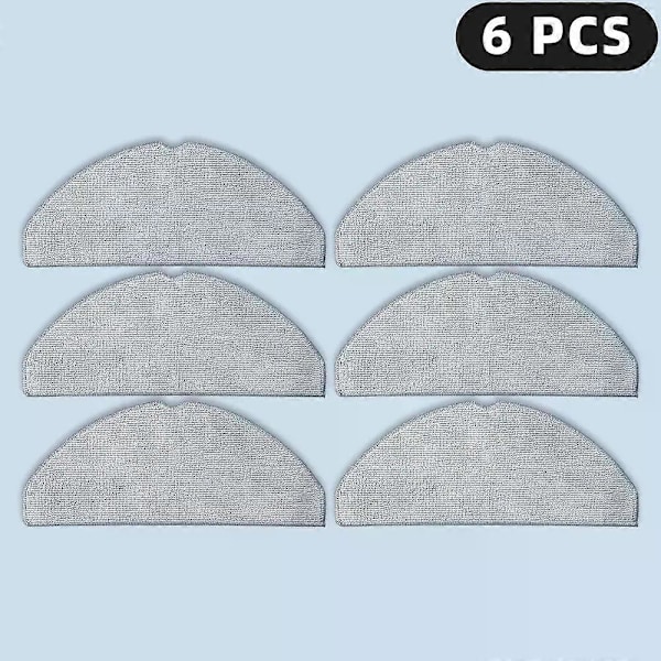 Passar till (TP-Link Tapo RV30 Max Plus / RV20 Max Plus) Reservdelar Filter Sidoborste Moppduk Dammpåse Tillbehör Set C