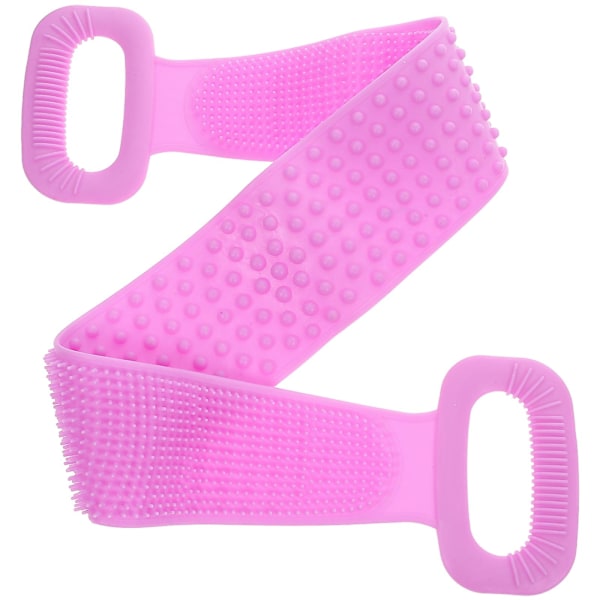 Loofah-svamp, ryggskrapa, kroppsborste, badsvamp, borste, silikonkroppsskrubber