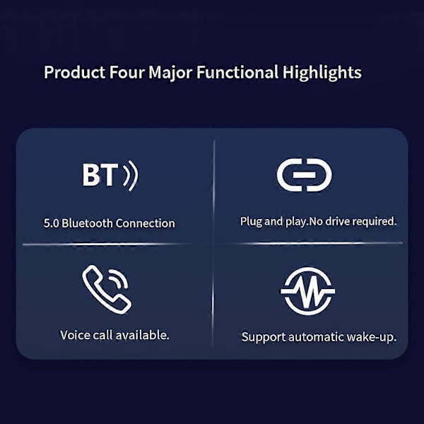 HONSON HS-SW390 Bluetooth-modtager/sender til Nintendo Switch/Switch Lite/PS4/PS5-spilkonsol