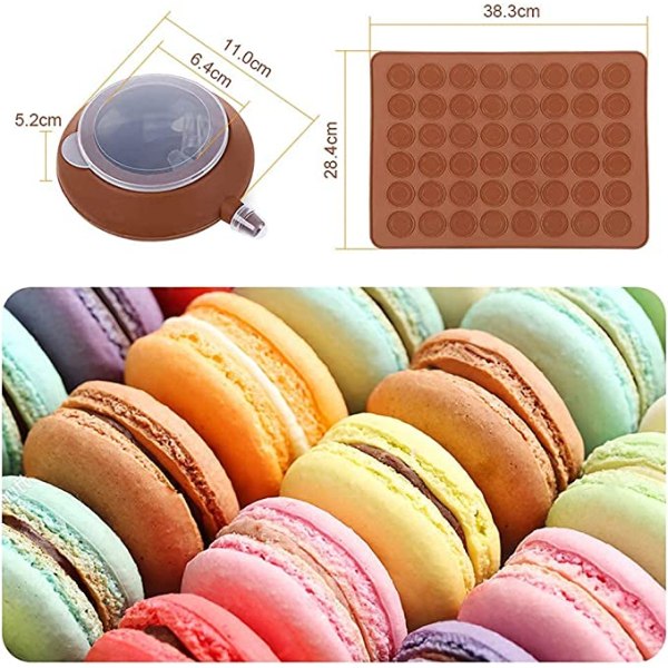 Macaron Silikon Mould Set