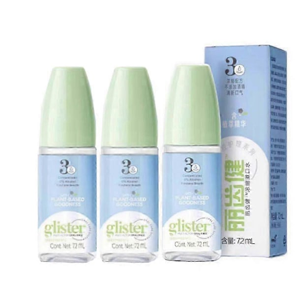 Amway Glister Tiivistetty Suuvesi - 72 ML Uusi Pakkaus 3pcs