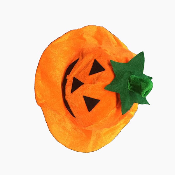 Halloween Græskarhat Jack Orange Hat Rekvisitter Halloween Temafest Hat Halloween Festival Hat Halloween Kostume Tilbehør