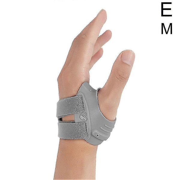 Tummskena Ledstöd Tumsplint Stöd för Artros Smärtlindring Gray Left Hand M