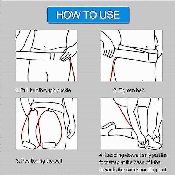 Fitness booty bands bounce trainer elastisk træktov squat modstandsbånd justerbart taljebælte benstyrke smidighedstræning
