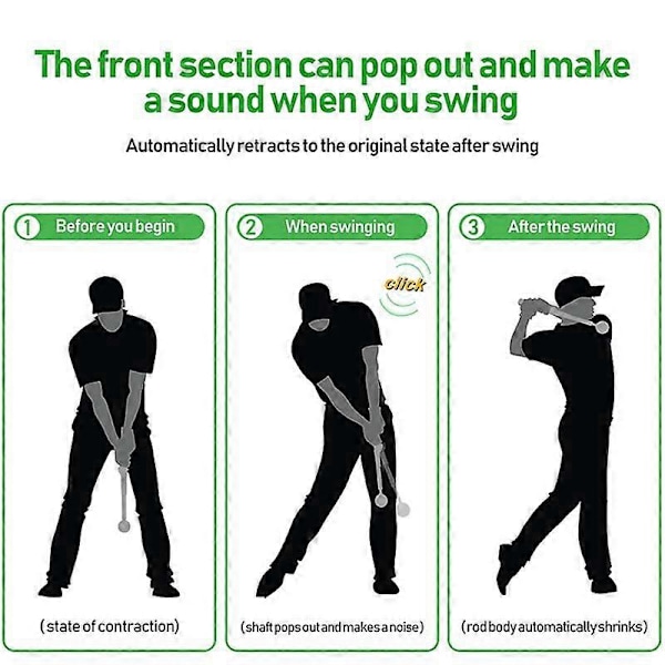 Golf Swing Trainer Aid - Golf Swing Training Aid för Flexibilitet
