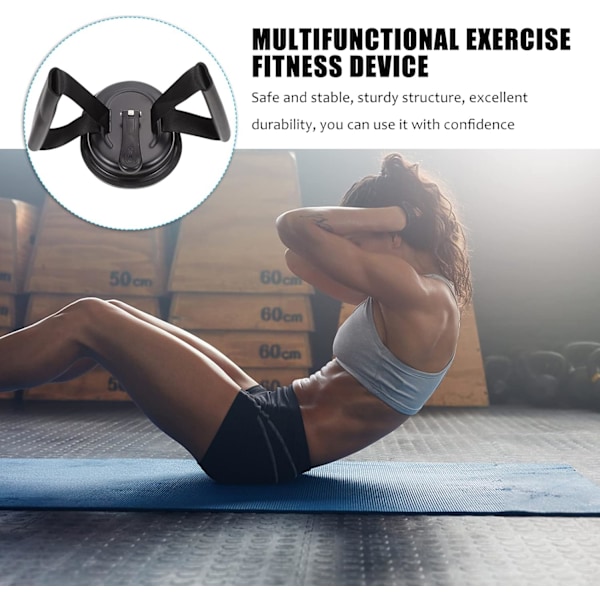 Sit-up Utstyr Bar Bærbar Justerbar Sit-up Bar Sit-up Assistent Enhet Selvprimende Treningsutstyr Egnet for Hjem, Arbeid eller Reise