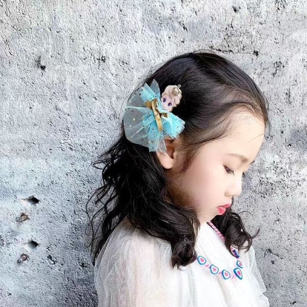 Lasten hiusklipsi rusetti pikkutytön hiustarvikkeet 3 piece princess dress