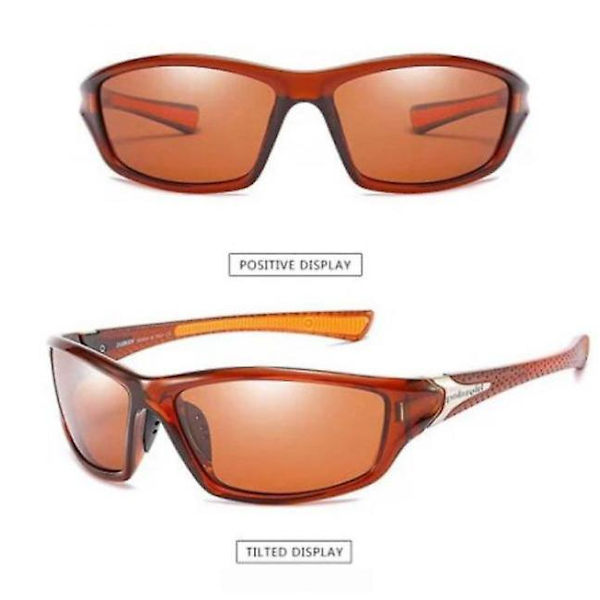 Tvådelade lyxiga nya polariserade glasögon Män Kvinnor Solglasögon Fiskeglasögon Camping Vandringsglasögon Körning Glasögon Utomhussportglasögon Uv400 Color 7 Two piece