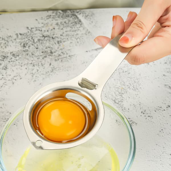 Äggseparator, äggvite- och ägguleseparator, rostfritt stål, hälsa och säkerhet, separator, köksredskap