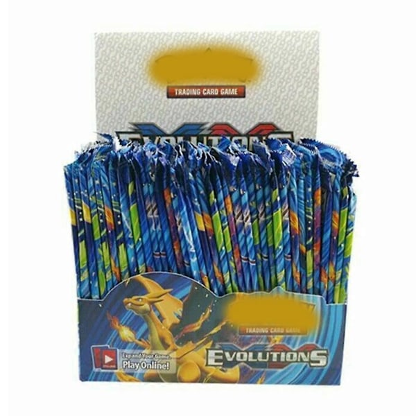324 stk./æske Anime Spilkorts Booster Æske TCG EVOLUTIONS Engelsk Handelssamleobjekter
