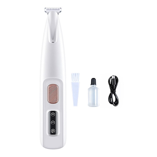 Pet Micro Precision Trimmer, Tyst Sladdlös Hundtass Trimmer, Uppladdningsbar Pet Hårtrimmer
