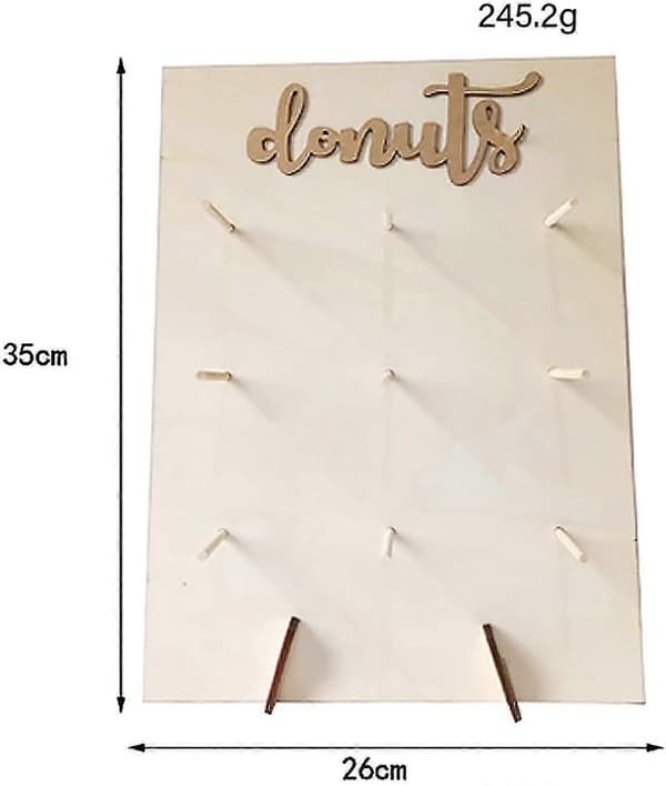 Donut Holder Stativ Bord Donuts Rack Tre Donuts Display
