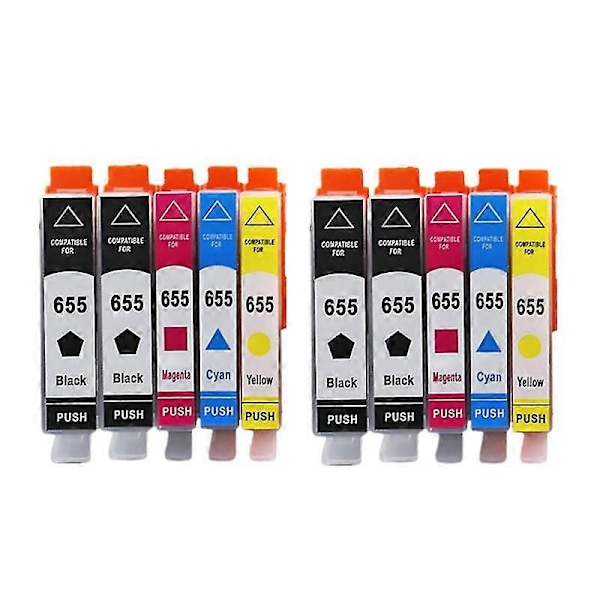 Unik Kompatibel För hp 655 för hp655 655xl Bläckpatron Fullt Bläck För HP deskjet 3525 5525 4615 4625 4525 6520 6525 6625 Skrivare 13780as the picture