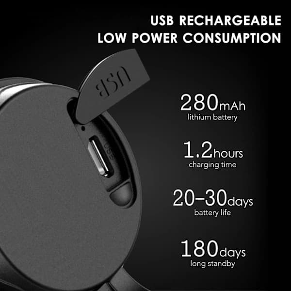 Elektrisk cykelringklocka, cykelhorn USB-laddningsbart