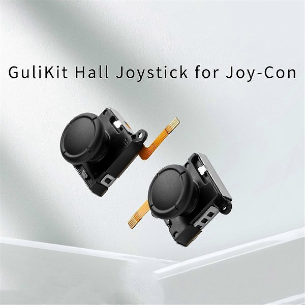 Gulikit Hall Sensing Joystick för JoyCon Ersättning Ingen Drift Elektromagnetisk Spak för Nintendo