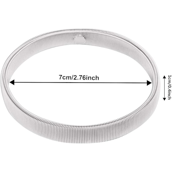 3 Par Ermebånd Sklisikre Skjorteermholdere Ermebånd Elastiske Metallarmbånd Ermebånd for Kvinner Menn