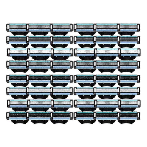 48 stk. Mach 3-blader refill for menn, manuelle barberblad erstatningsblader
