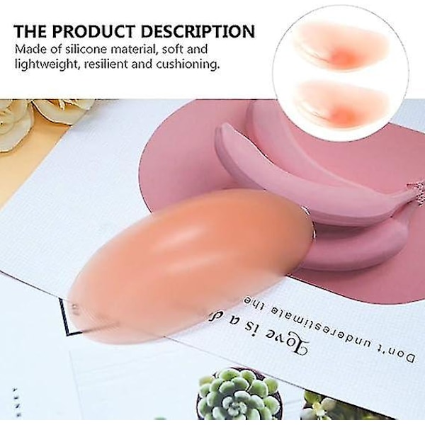 Skulderputer Silikon Myk Sklisikker Selvklebende Usynlig Skulder Push-up Pads Klebende Skulderforsterker