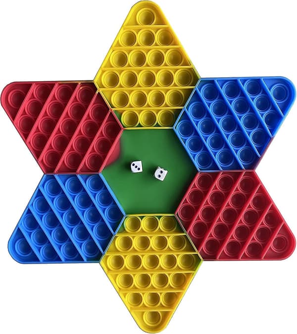 Heksagon Fidget it Dekompresjon Barn Sensorisk Leke Stress Angst Lindring Elastisk Trykk Boble Fidget Leker