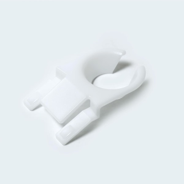 10 koppholderklips, flat koppholder, festglassekrok, oppvaskkrok, hvit flat koppholder.