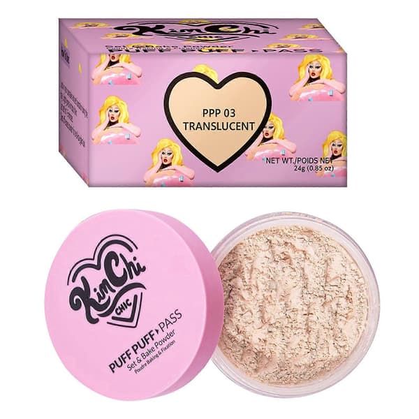 Blurrende Setting Powder for Kvinner Oljekontroll Matt Finish Ansiktspudder for Hverdagsmakeup Translucent