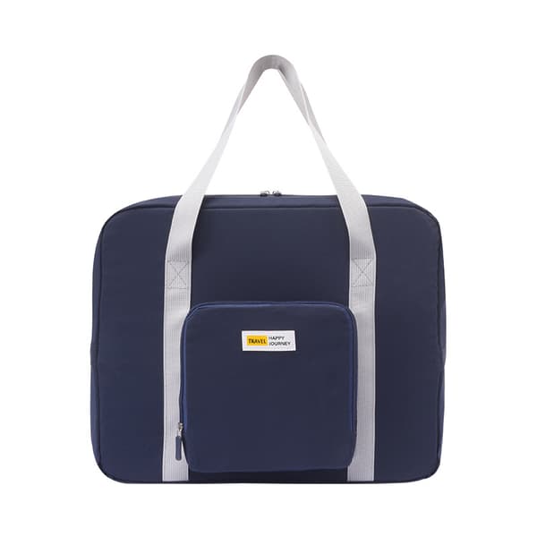 Sammenfoldelig rejsetaske, duffeltaske, håndbagage (marineblå)