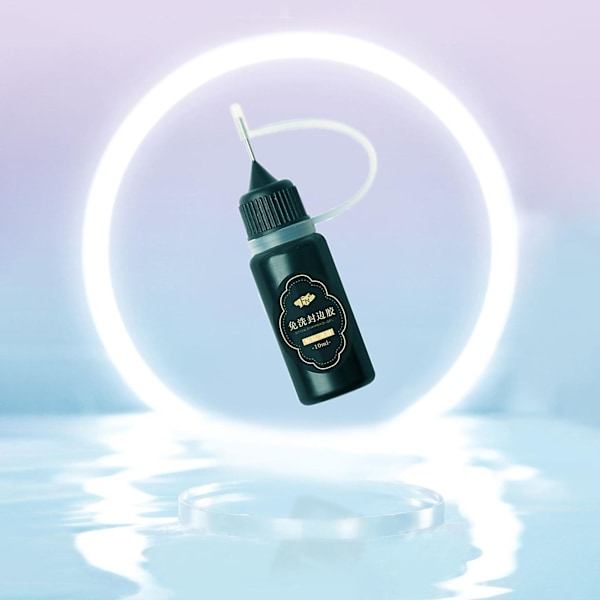 Neglekunst Lim, 10 ml Let at Bruge, Stærk Vedhæftning, Kompakte Rhinestone Dekorationer, Ingen Rengøring, Flydende Lim, Skønhedsartikler